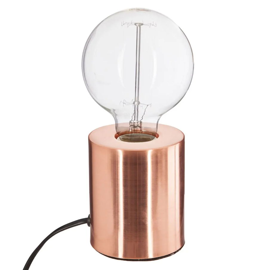 Stolní lampa SABA 10,5 cm měděná