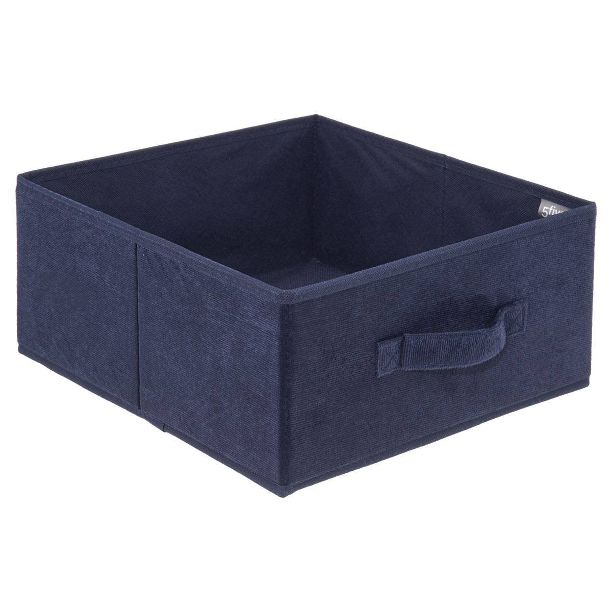 Textilní úložný box CUBIT 31x31 cm, modrý