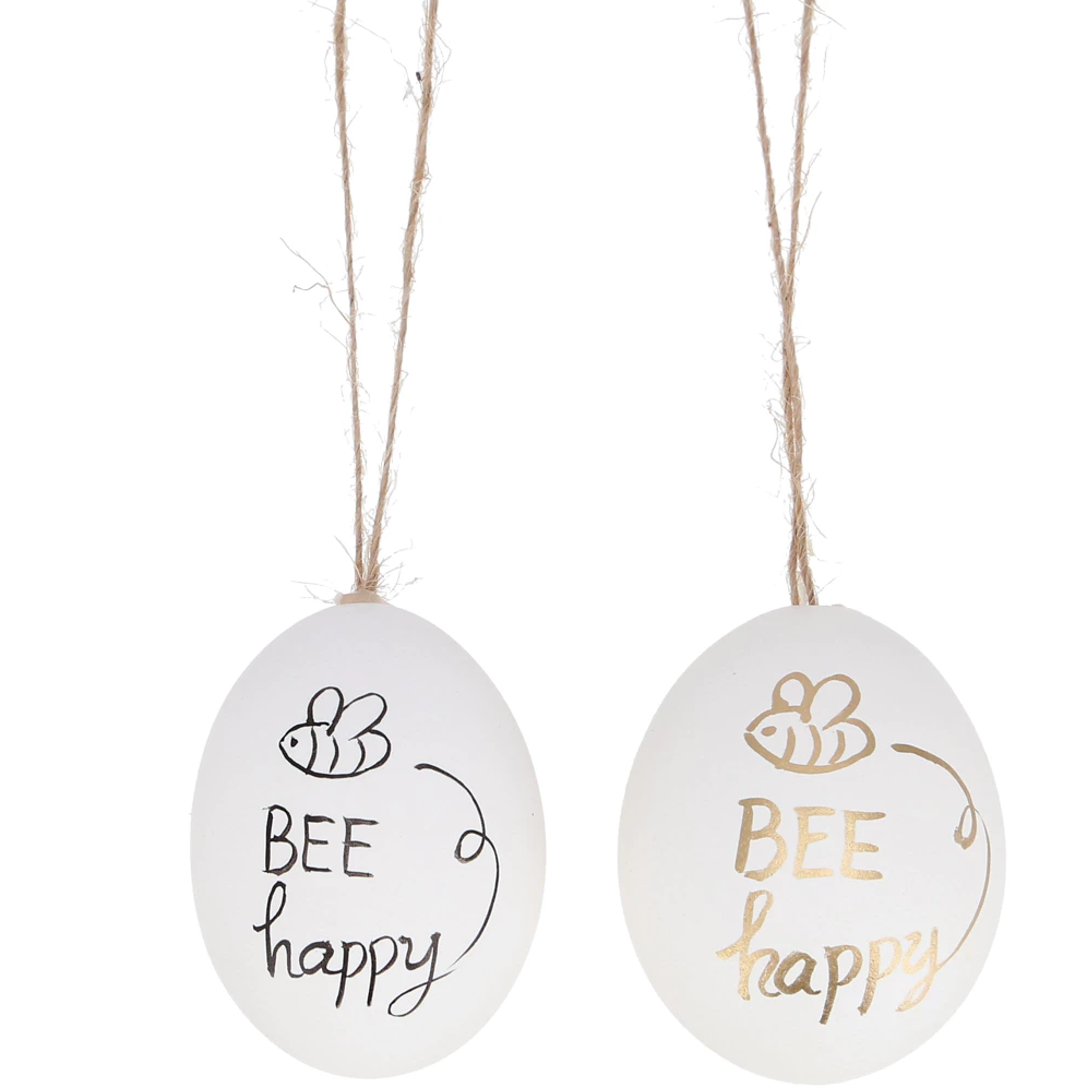 Závěsné slepičí vajíčko BEE HAPPY - více variant