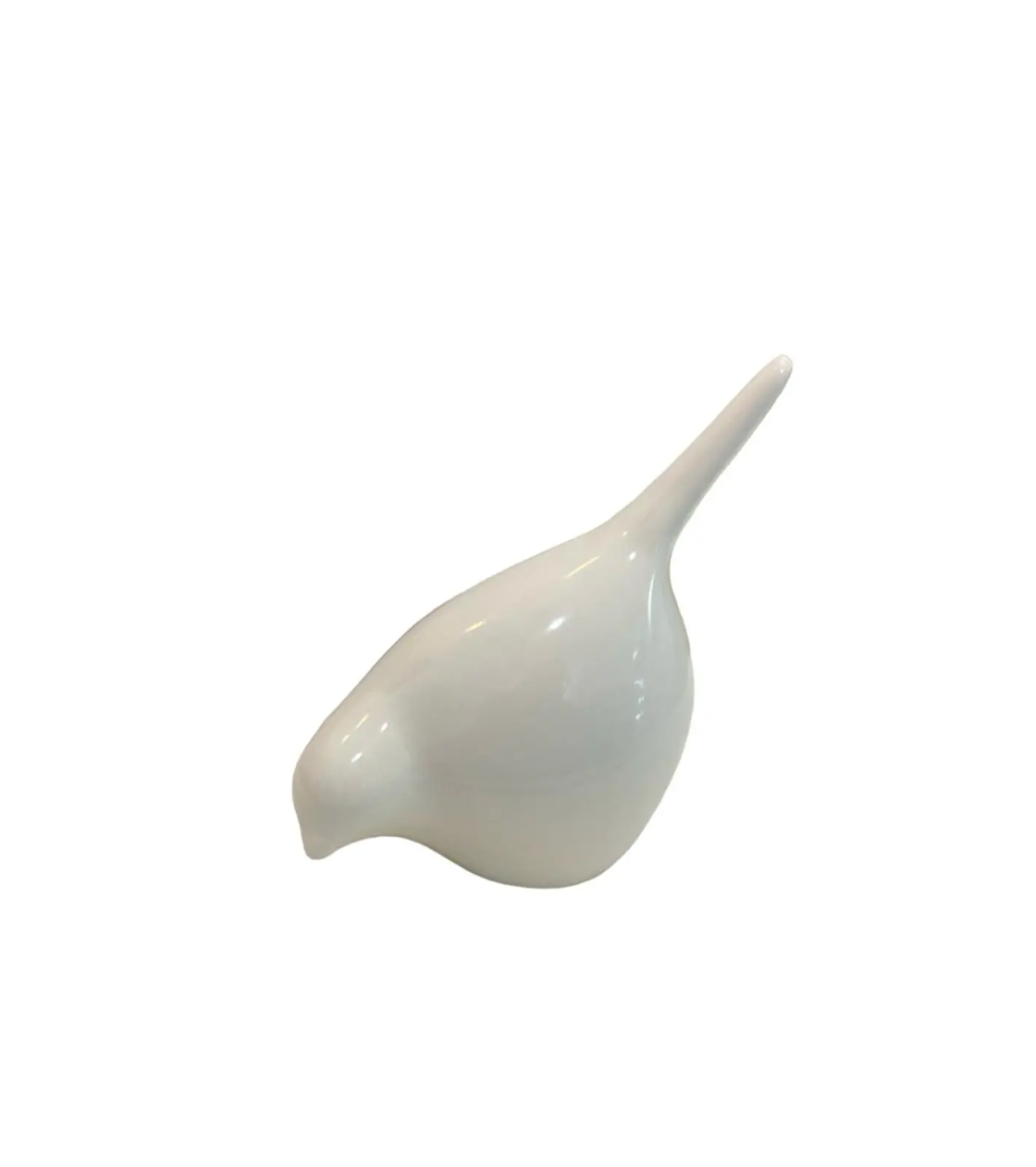 Porcelánový ptáček BIRDETTA 9 cm - více variant Barva: Bílá