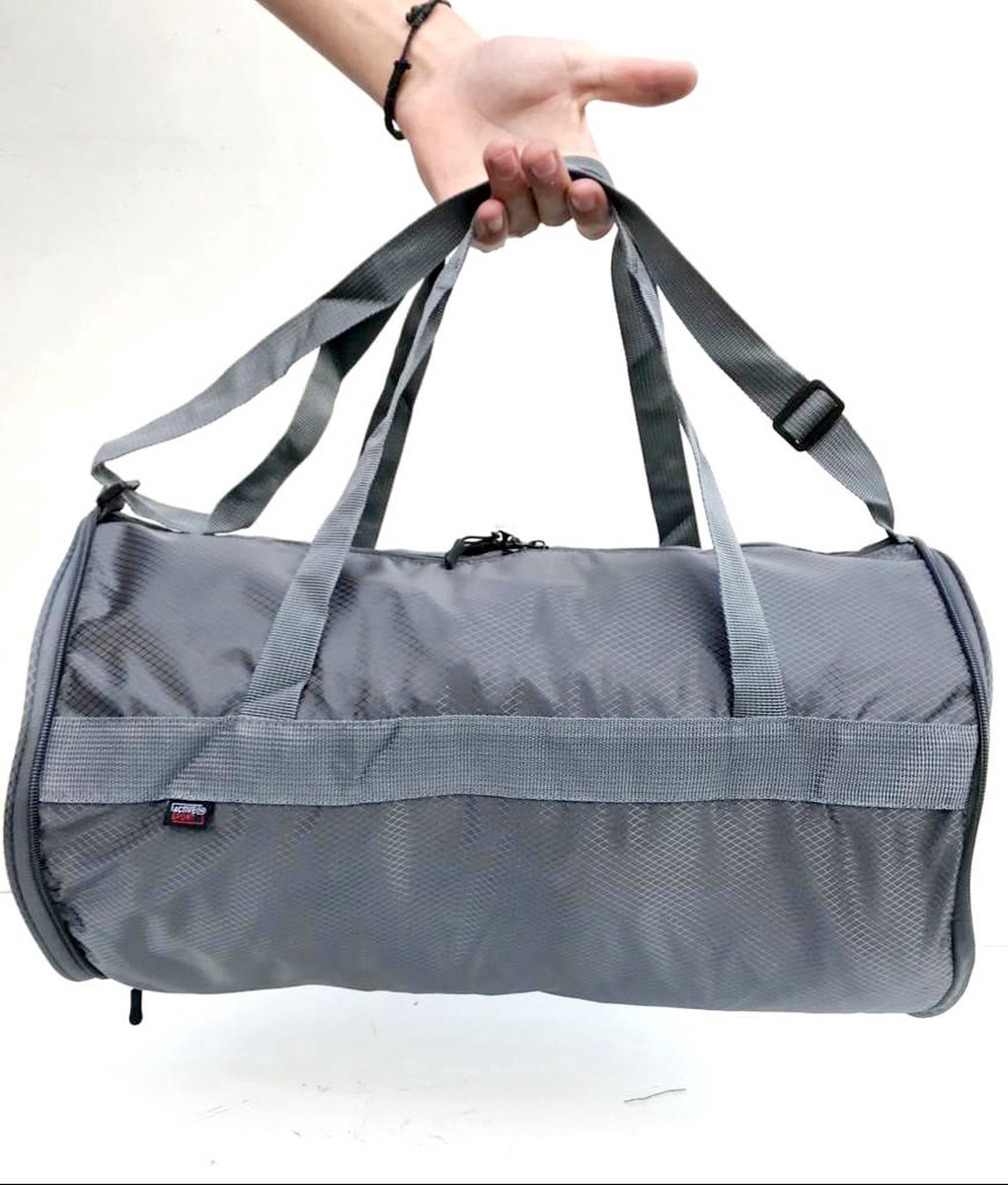 Cestovní taška ACTIVE SPORT 44x25 cm skládací - více barev Barva: Šedá
