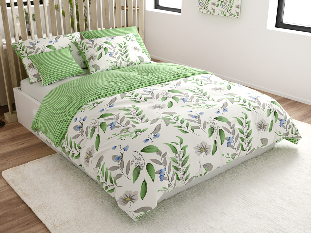 Bavlněné povlečení KARDA BLEND bílé Rozměr povlečení: 70 x 90 cm | 140 x 220 cm