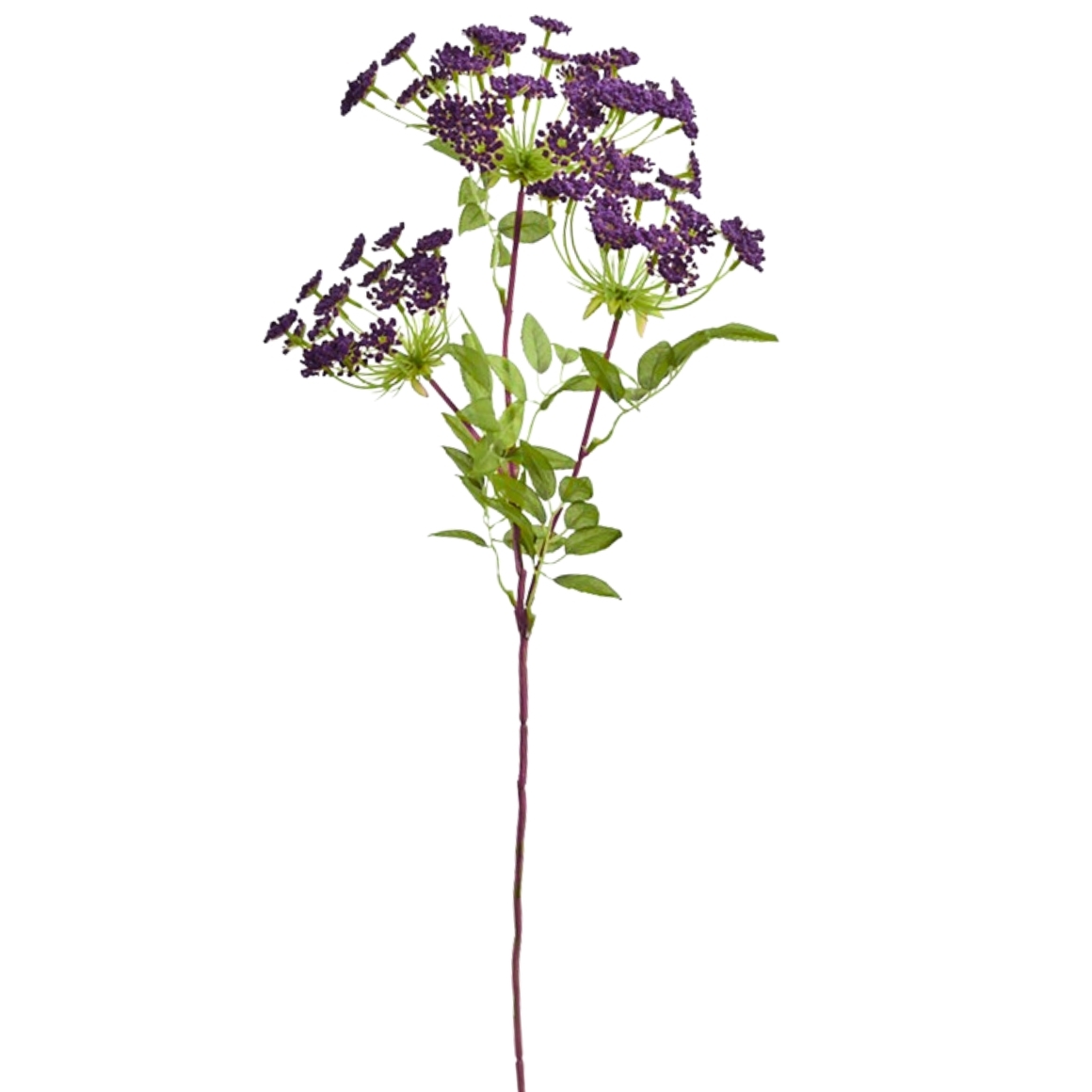 Umělé květiny ANETHUM fialové tóny 75 cm