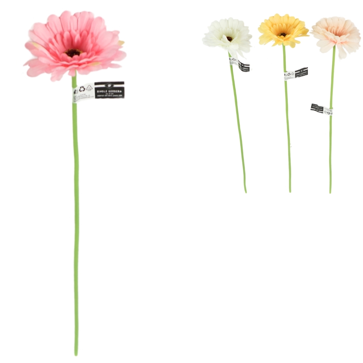 Umělá květina GERBERA 47 cm - více barev