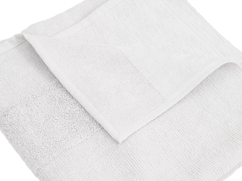 Sada ručníků CARRARA 1ks 60x100 cm a 1ks 40x55 cm 100% bavlna, bílá (obrázek 7)