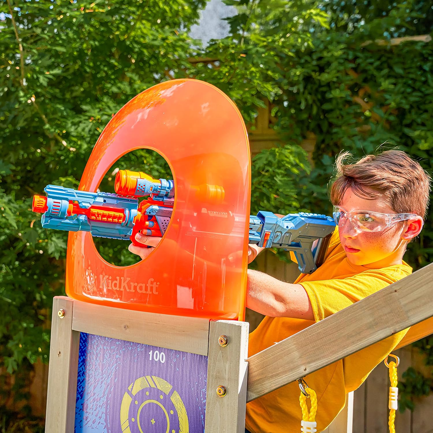 Dětské hřiště na zahradu NERF BATTLE FORT 4,45x1,84 m (obrázek 7)