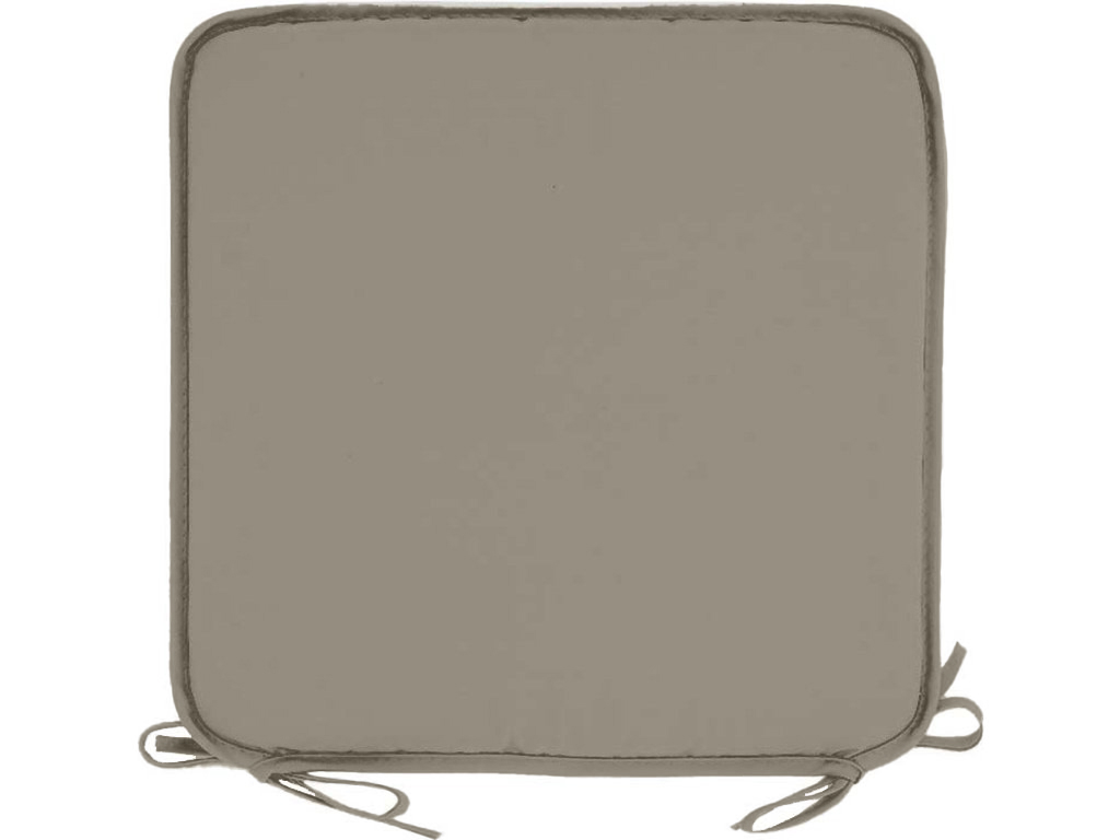 Podsedák na židli DOREMA 38x38cm, šedohnědý, 39x36 cm, kuchyňský podsedák na židli