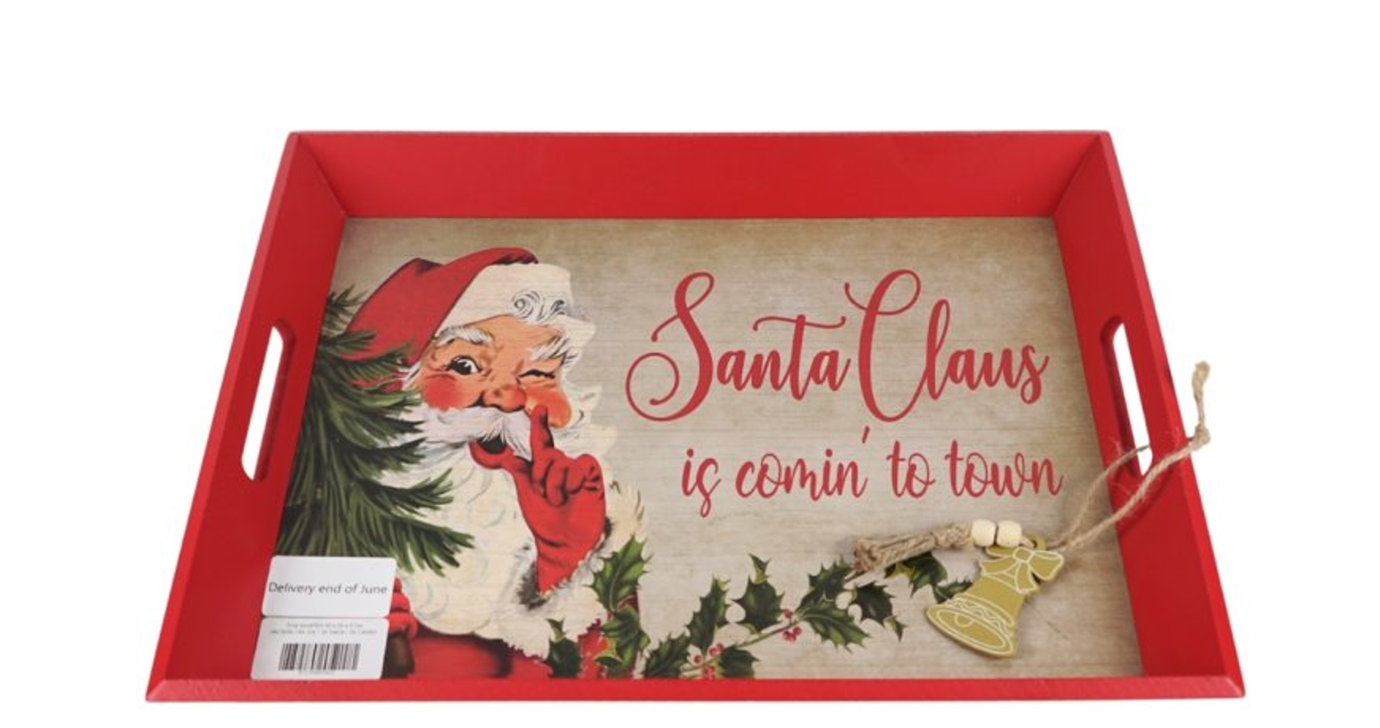 Vánoční dřevěný podnos CHRISTMAS - více variant Varianta: Santa Claus