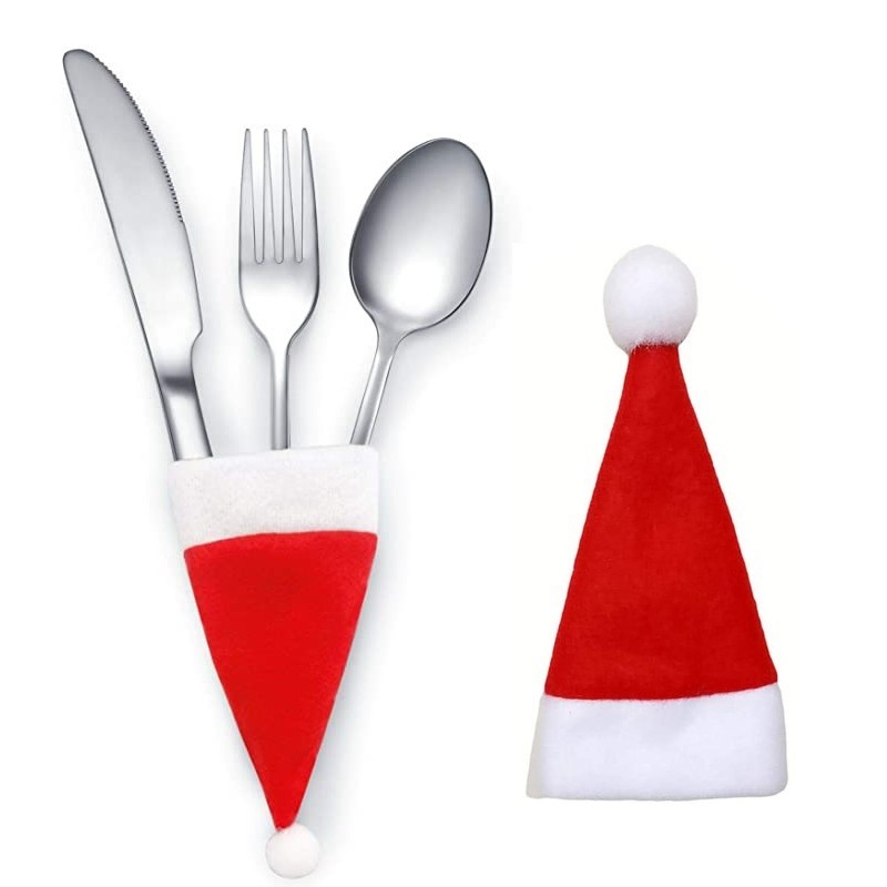 Pouzdro na příbory SANTA POCKET červené, 1 ks