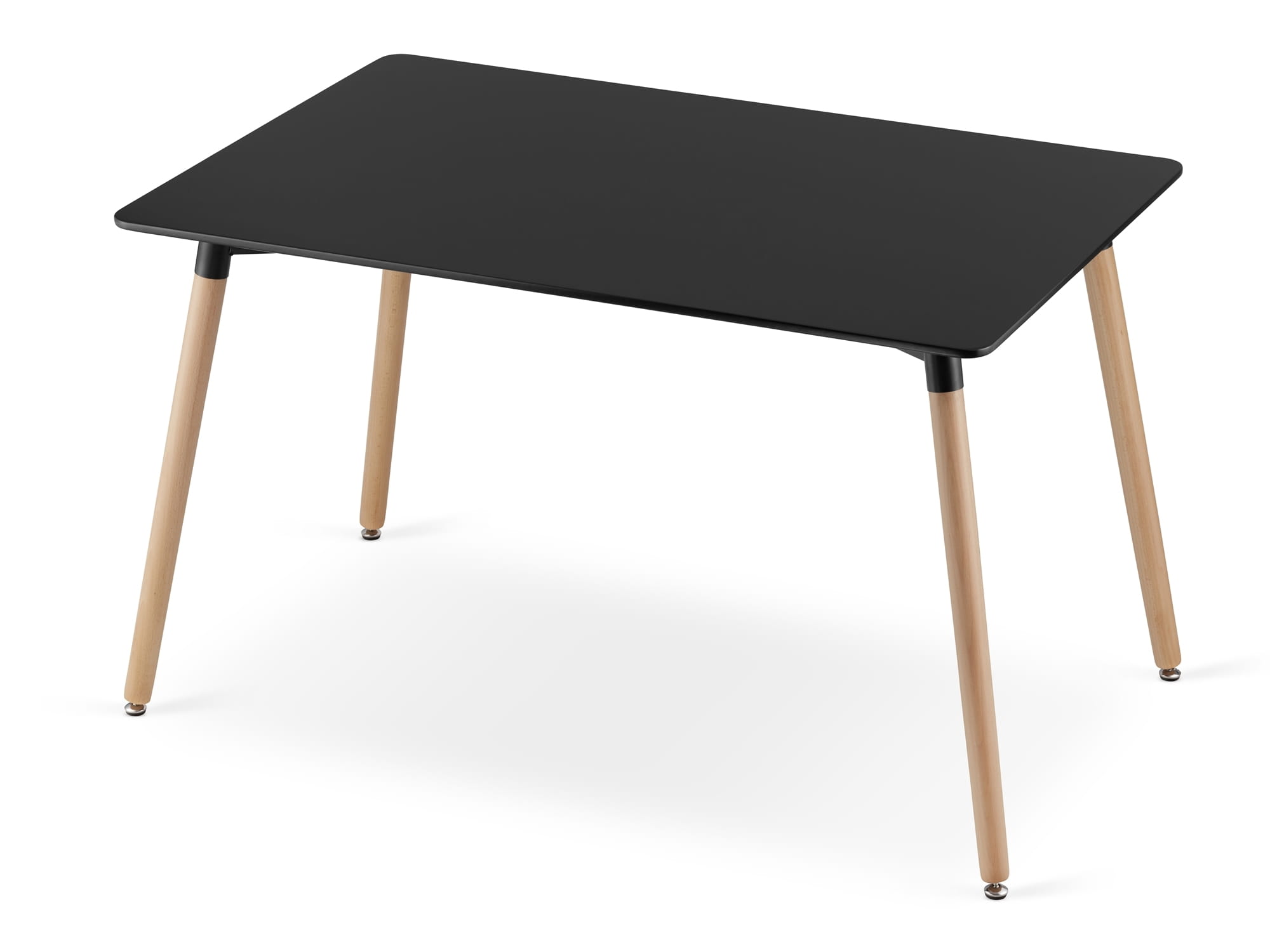 Černý jídelní stůl ADRIA 120x80 cm (obrázek 3)