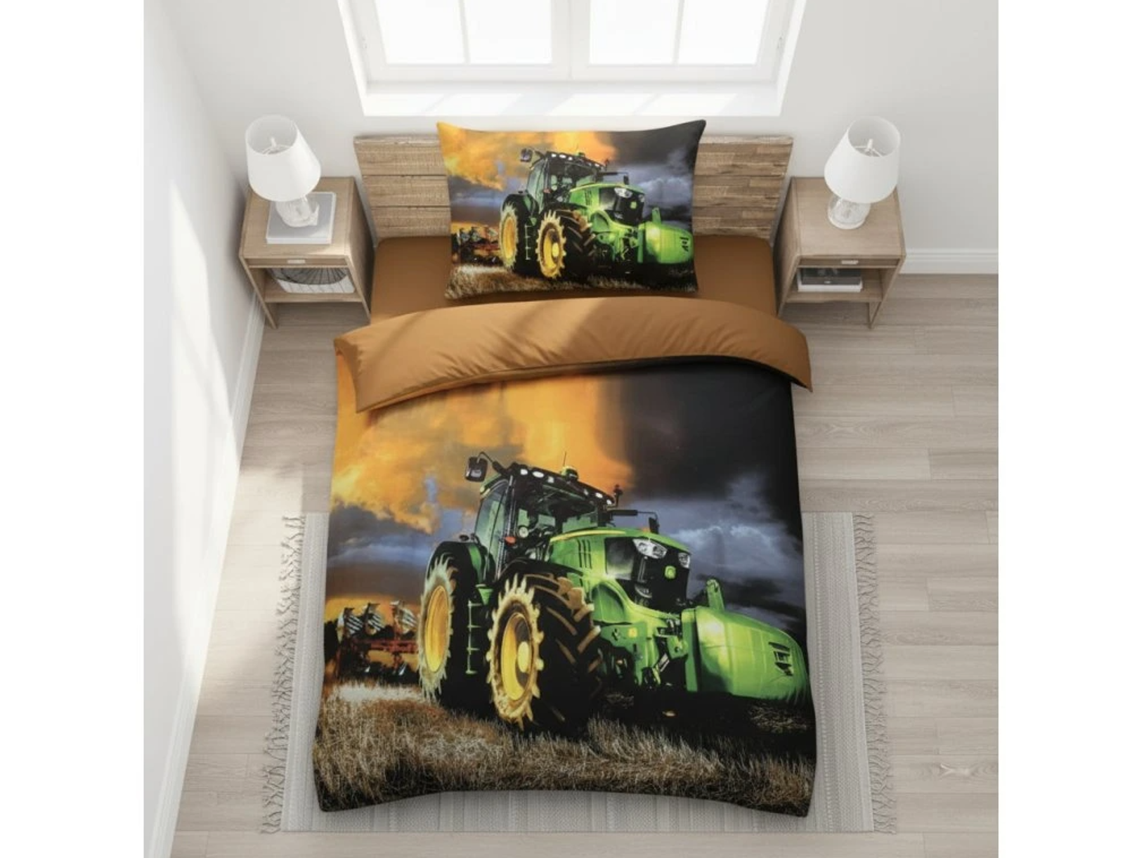 3D povlečení z mikrosaténu TRACTOR FORCE barevné Rozměr povlečení: 70 x 90 cm | 140 x 200 cm