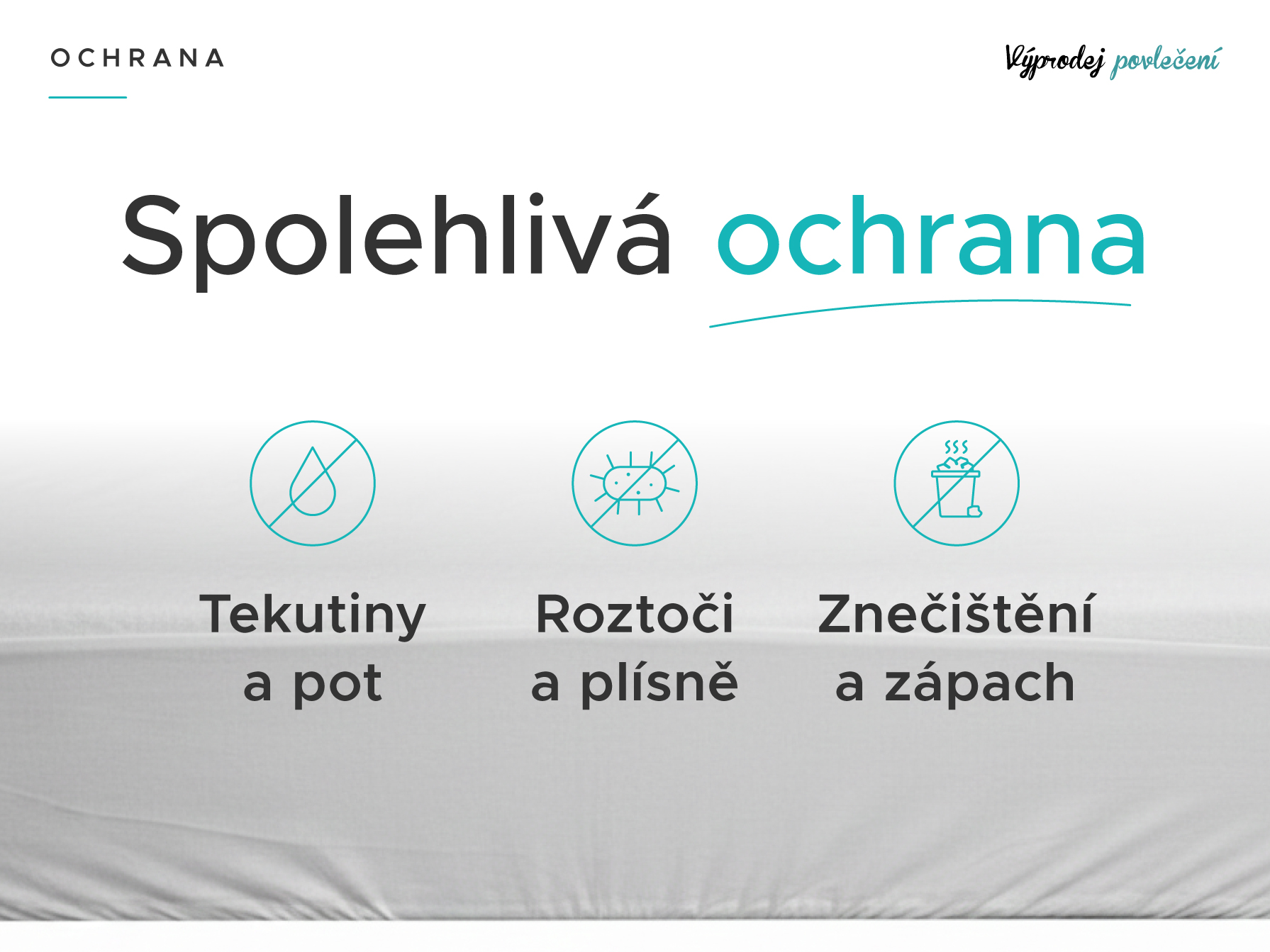 Nepropustný froté chránič matrace GUARD 60 x 120 cm (obrázek 5)