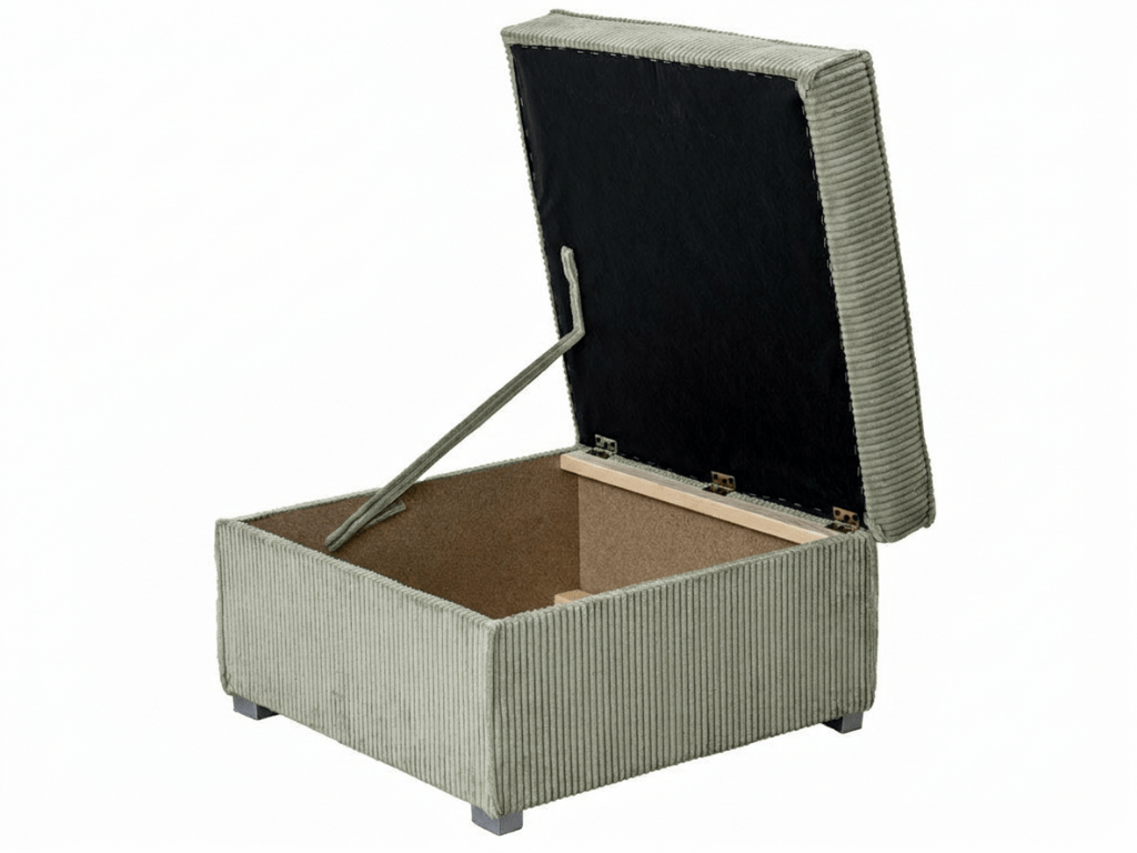 Taburet SMART COSARO s úložným prostorem 65x65 cm, mentolový (obrázek 3)