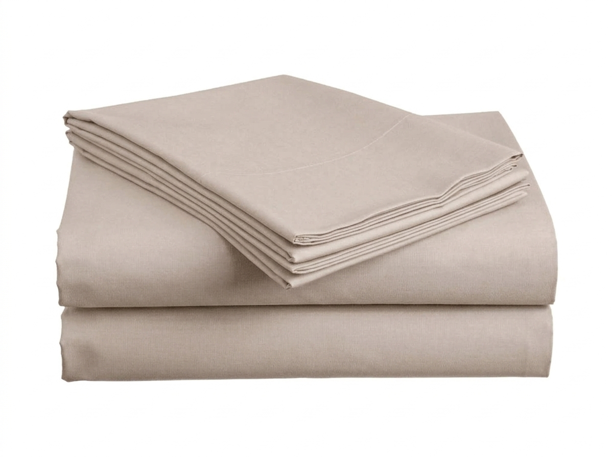 Levně Prostěradlo BASIC světle hnědé 200x220 cm