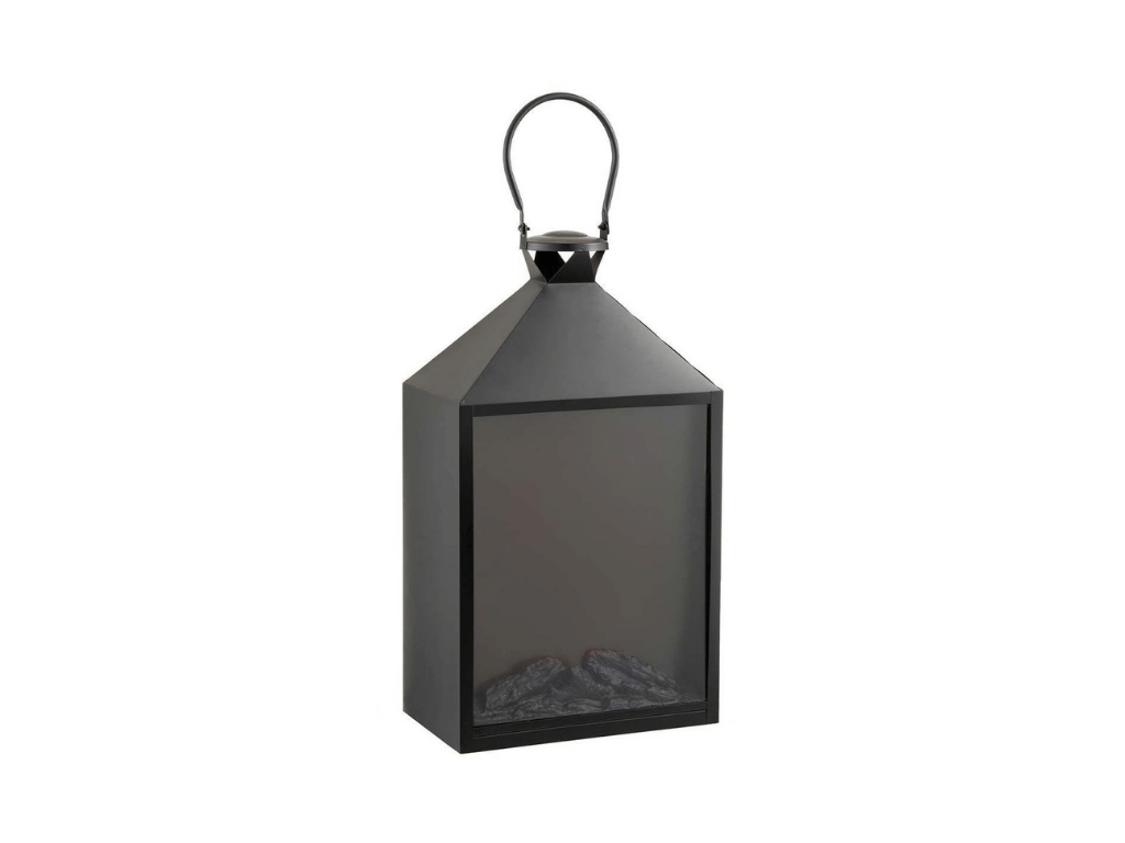 LED dekorace lucerna COZY WARM 55x30 cm, černá (obrázek 3)