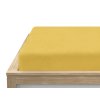 Hebké prostěradlo mikroplyš žluté 180x200 cm s jemným povrchem