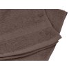 Ručník Basic tmavě hnědý 50x100 cm, 100% bavlna