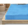Prostěradlo mikroplyš 90x200 cm světle modré pro jednolůžko