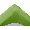 Měkké jersey prostěradlo zelené 60x120 pro miminka