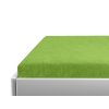 Prostěradlo froté zelené do dětské postýlky 60x120