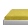 Prostěradlo froté žluté do dětské postýlky 60x120