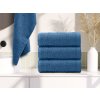 Ručník Basic tmavě modrý 50x100 cm z 100% bavlny