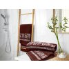BAMBOO ručník z bambusu 50 x 90 cm hnědý - 70% bambus, 30% bavlna