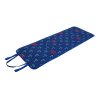 Modré lehátko KOTVIČKY 148x52 v ruličce s kotvičkami