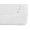 Napínací froté prostěradlo 90 x 200 cm v univerzální bílé barvě