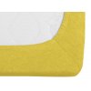 Luxusní froté prostěradlo žluté 90 x 200 cm s vysokou gramáží