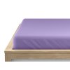 Světle fialové prostěradlo EXCLUSIVE 90 x 200 cm 100% bavlna jemné a pohodlné