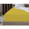 Prostěradlo Jersey EXCLUSIVE žluté 180x200 cm z 100% bavlny
