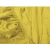 Hebké prostěradlo Jersey EXCLUSIVE žluté 180x200 – 100% bavlna