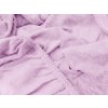 Froté prostěradlo EXCLUSIVE světle fialové 90x200 cm – decentní barva a komfort