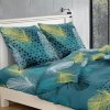 Povlečení z mikrovlákna ZARANA tyrkysové
