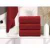 Ručník BASIC 50 x 100 cm červený - 100% bavlna