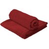 Ručník BASIC 50 x 100 cm - červený a měkký, 100% bavlna
