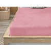 Prostěradlo mikroplyš 180x200 cm růžové pro manželskou postel