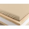 Jersey prostěradlo MICRO béžové 140 x 200 cm
