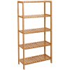 Bambusový regál BCB35Y - objevte styl a funkčnost v jednom. Ideální doplněk pro váš interiér.