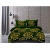 Povlečení z mikrovlákna ČTYŘLÍSTEK zelené