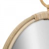 Designové kulaté zrcadlo RATTAN z ratanu – boho doplněk do bytu