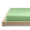 Světle zelené napínací prostěradlo mikrovlákno 90x200
