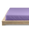 Tmavě fialové napínací prostěradlo mikrovlákno 90x200
