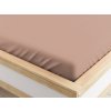 Starorůžové mikrovláknové prostěradlo 160x200 napínací