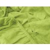 Stylové světle zelené froté prostěradlo 90 x 200 cm – moderní doplněk ložnice