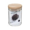 Skleněná dóza na potraviny JARWO s dřevěným víkem 600 ml - přidejte do svého domova nádech elegance a praktičnosti.