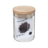 Inovativní Skleněná dóza na potraviny JARWO s dřevěným víkem 600 ml - perfektní kombinace estetiky a výkonu pro každý prostor.