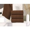Ručník BASIC ONE 50 x 90 cm hnědý, 100% bavlna – měkký a savý