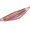 Barevná houpací síť HAMMOCK pro 1 osobu 200x80 cm